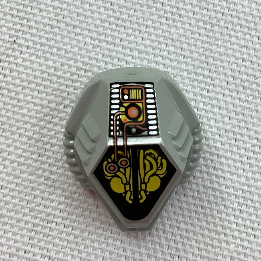 LEGO UFO Helmet Alien Helmet 1998-99 Minifig Hexagon Flyer Avenger 30120 - Picture 8 of 8